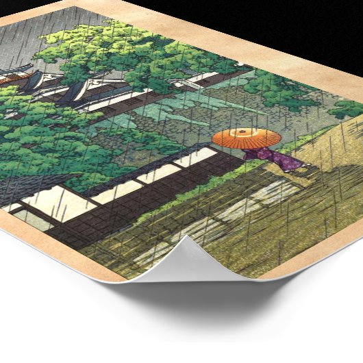 Udo Tower, Kumamoto Castle (Kumamoto-jô Udoyagura) Poster (Hoek)