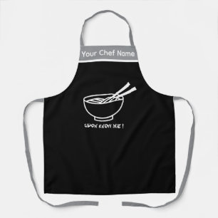 Udon Ken Me Grappig Noodle Grafisch Schort