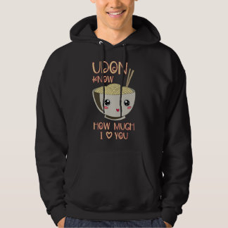 Udon Liefde Japanse Noedelsoep Miso Ontwerp Hoodie