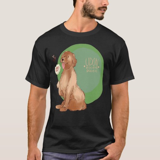 Udon Noodle Poodle T-shirt (Voorkant)