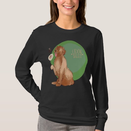 Udon Noodle Poodle T-shirt (Voorkant)