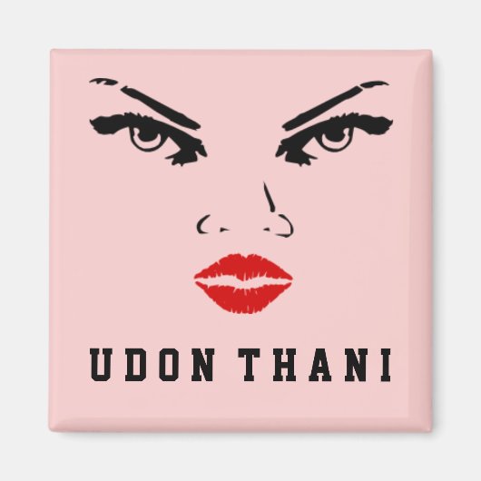 Udon Thani, Thailand Woman Magneet (Voorkant)