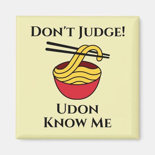 Udon weet me Magnet (Voorkant)