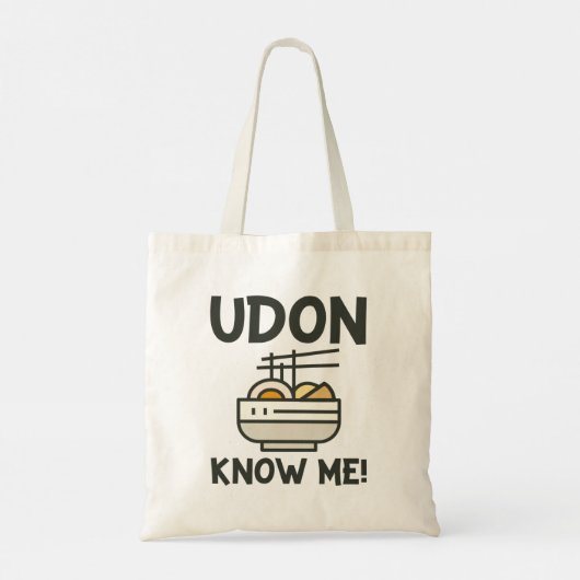 Udon weet me tote bag (Achterkant)