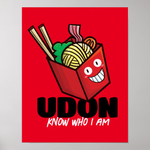 Udon weet wie ik ben Poster