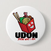 Udon weet wie ik ben Ronde Button 7,6 Cm (Voorkant)