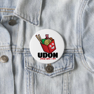  Udon weet wie ik ben Ronde Button 7,6 Cm