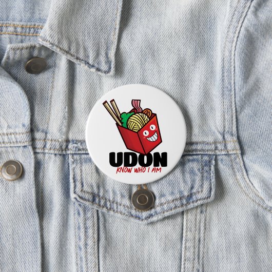 Udon weet wie ik ben Ronde Button 7,6 Cm (In situ)