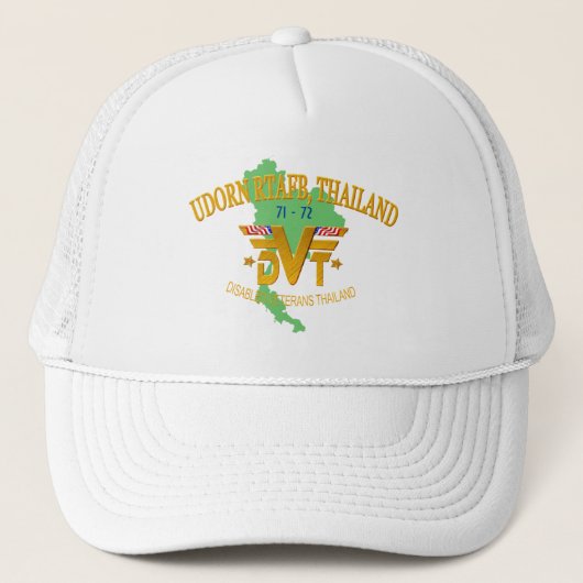 Udorn RTAFB, Thailand Trucker Hat Pet (Voorkant)