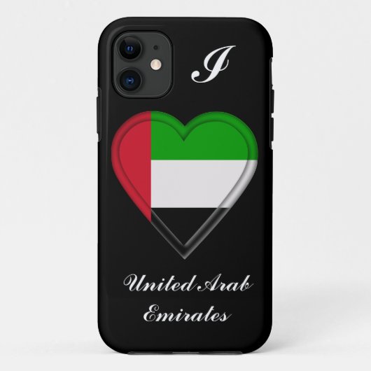 UEA United Arab Emirates-vlag Case-Mate iPhone Case (Achterkant)