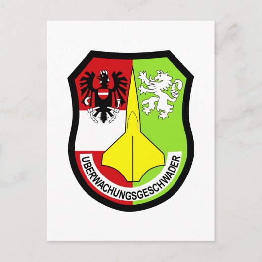 Ueberwachungsgeschwader Austrian Air Force - Pinex Briefkaart (Voorkant)