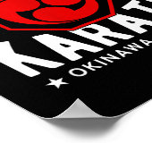 Uechi Ryu Karate Do Martial Arts Japan Tokyo  Poster (Hoek)