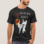 Uechi Ryu Karate Kumite Scene Budo T-Shirt (Voorkant)