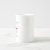 UECNA Bone China Mok/Beaker Porselein Kop (Voorkant)