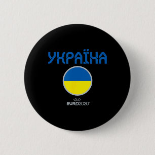 Uefa Euro Oekraïne' Nation  Ronde Button 5,7 Cm