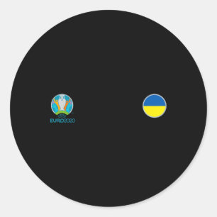 Uefa Euro Oekraine'  Ronde Sticker