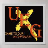 UEG Slogan-Poster Poster (Voorkant)