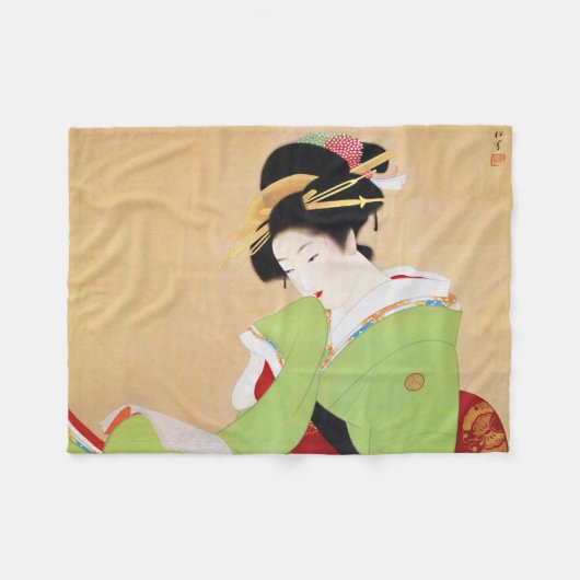 Uemura Shoen blanket Fleece Deken (Voorkant (Horizontaal))