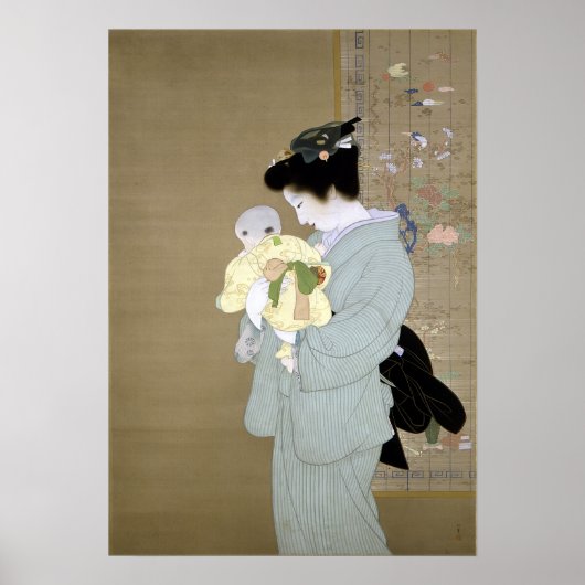 Uemura Shōen Moeder en Kind Poster (Voorkant)