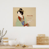 Uemura Shoen Samenstelling van een gedicht Japans Poster (Keuken)