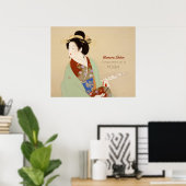 Uemura Shoen Samenstelling van een gedicht Japans Poster (Thuiskantoor)