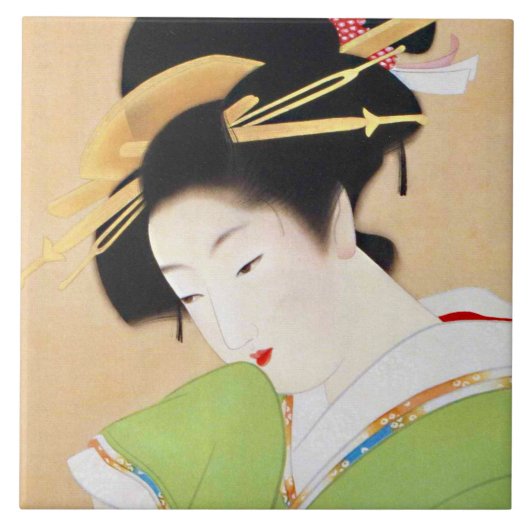 Uemura Shoen-tegel Tegeltje (Voorkant)