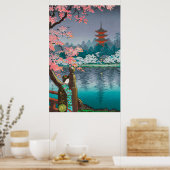 Ueno Park door Tsuchiya Koitsu Poster (Keuken)