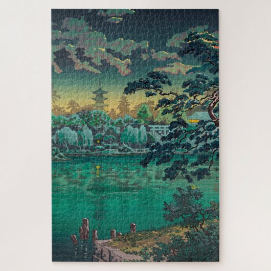 Ueno Shinobazu Pond door Tsuchiya Koitsu Legpuzzel (Verticaal)
