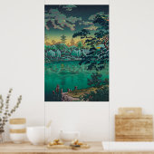 Ueno Shinobazu Pond door Tsuchiya Koitsu Poster (Keuken)