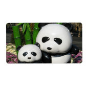 Ueno Zoo Panda Sign Etiket (Voorkant)