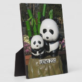 Ueno Zoo Panda Sign Fotoplaat (Zijkant)
