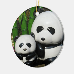 Ueno Zoo Panda Sign Keramisch Ornament
