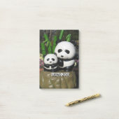 Ueno Zoo Panda Sign Post-it® Notes (Op bureau)