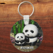 Ueno Zoo Panda Sign Sleutelhanger (Voorkant)