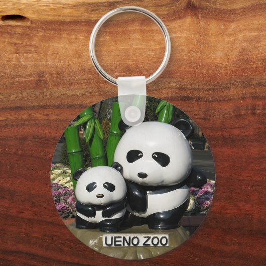 Ueno Zoo Panda Sign Sleutelhanger (Voorkant)