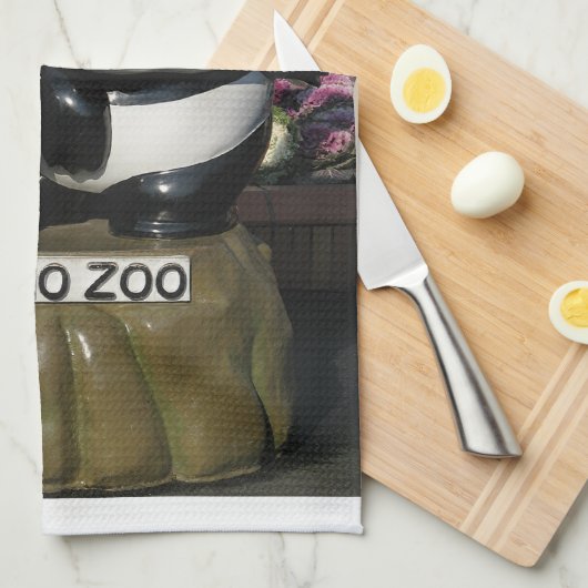 Ueno Zoo Panda Sign Theedoek (Quarter Fold)