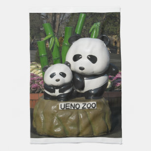 Ueno Zoo Panda Sign Theedoek