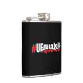 UEqualsU HIV Niet-detecteerbare Kunst Heupfles (Rechts)