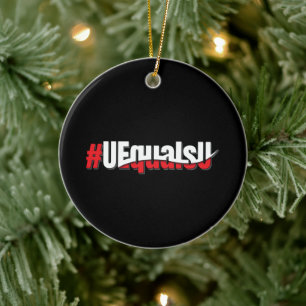 UEqualsU HIV Niet-detecteerbare Kunst Keramisch Ornament