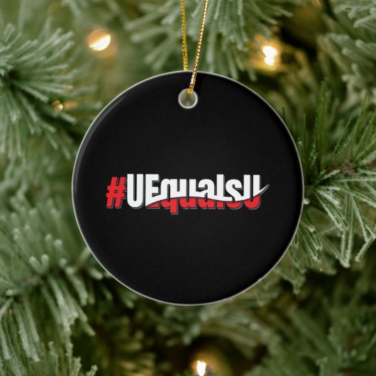 UEqualsU HIV Niet-detecteerbare Kunst Keramisch Ornament (Boom)