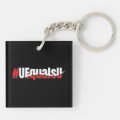 UEqualsU HIV Niet-detecteerbare Kunst Sleutelhanger (Achterkant)