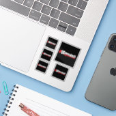 UEqualsU HIV Niet-detecteerbare Kunst Sticker (Laptop met iPhone)