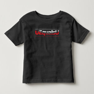 UEqualsU HIV Niet-detecteerbare Typografie Art Kinder Shirts