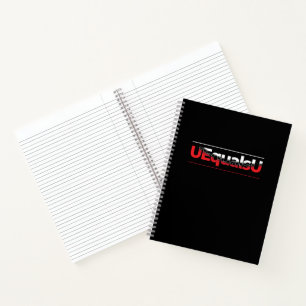 UEqualsU HIV Niet-detecteerbare Typografie Art Notitieboek