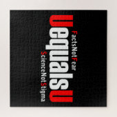 UEqualsU HIV werkt niet bang voor wetenschap niet  Legpuzzel (Horizontaal)