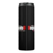 UEqualsU HIV werkt niet bang voor wetenschap niet  Thermosbeker (Achterkant)