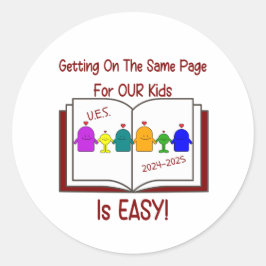 UES Personeel Stickers (een pagina van 20 stickers