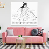 Uesugi Kenshin Canvas Afdruk (Insitu (Woonkamer))