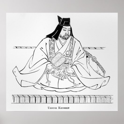 Uesugi Kenshin Poster (Voorkant)