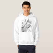 Ufa Russia City Map Hoodie (Voorkant volledig)